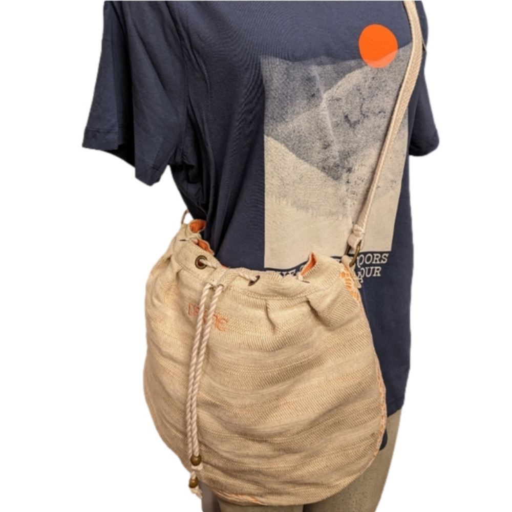 Dakine Callie Tote bag earthy neutral Ivory Bag With rope Drawstring beachy